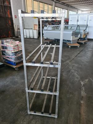 Scaffale inox per cella frigo usato - Foto 2