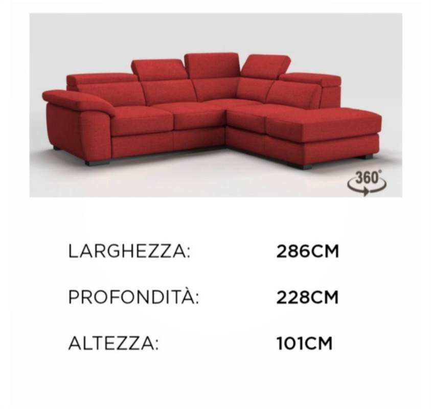 Divano Poltrone e Sofà, modello Norbello, mai usato