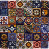 Salazar - Patchwork di Piastrelle Messicane 5x5 cm