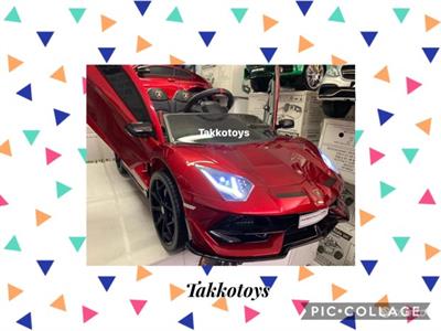 Auto macchina elettrica Lamborghini 2posti Rosso m