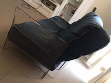 Divano Kartell pop in tessuto jeans - semi nuovo