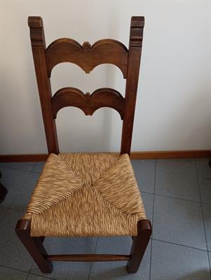 Tavolo in Legno Massello con Sedie - Foto 2
