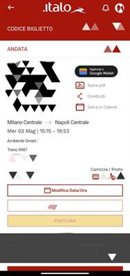 Milano Centrale a Napoli Centrale