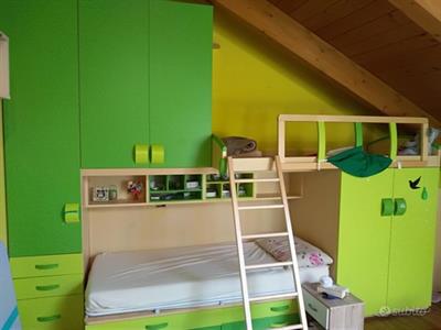 Camera da letto bambini/e in legno