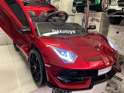 Auto macchina elettrica Lamborghini 2posti Rosso m - Foto 4
