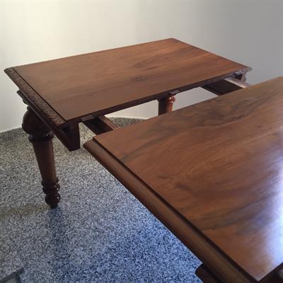 Tavolo 800 allungabile noce antiquariato antico