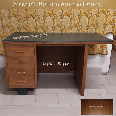 Scrivania anni '30/'40 Antonio Ferretti - Milano