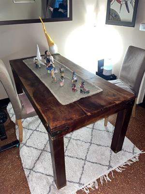 Tavolo in legno massiccio, in ottime condizioni - Foto 3