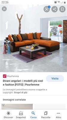 Divano in pelle