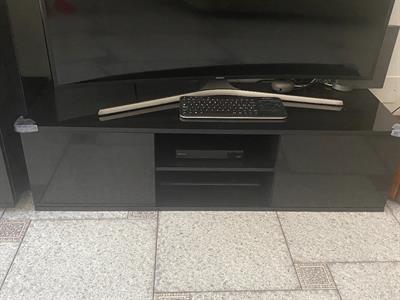 Mobile tv nero laccato