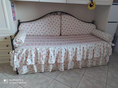 Divano letto a ponte con 2 reti