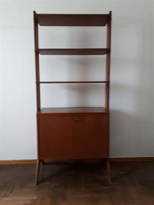 Libreria anni 60 color ciliegio