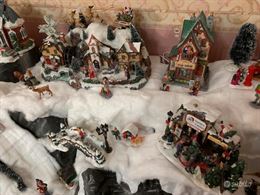 Villaggio natalizio addobbo per natale