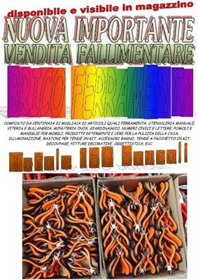 Stock vendita fallimentare di ferramenta brico 160bancali