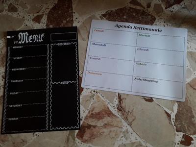 Lavagnette Magnetiche per Frigo, mai usate - Foto 3