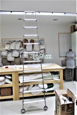 Scala scorrevole o d'appoggio per librerie e soppalchi 55555 - Foto 4