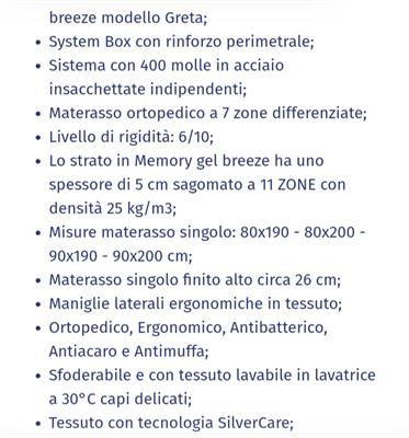 Materasso singolo nuovo - Foto 3