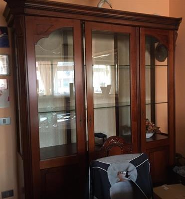 Cristalliera in Legno Massello