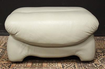 Pouf originale inglese in pelle verde - Foto 4