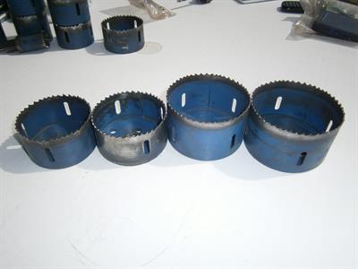Set frese / seghe a tazza bimetalliche HSS marca KRINO BLU-MOL