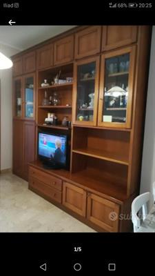 Libreria con porta tv