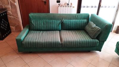 Divano componibile 5/6 posti, colore verde - Foto 4