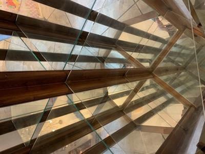 Vetrinetta Angoliera in Legno e Vetro - Foto 4