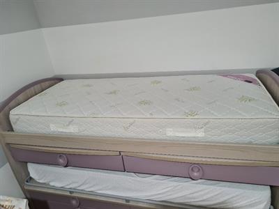 Letto doppio a castello, colore olmo - Foto 4