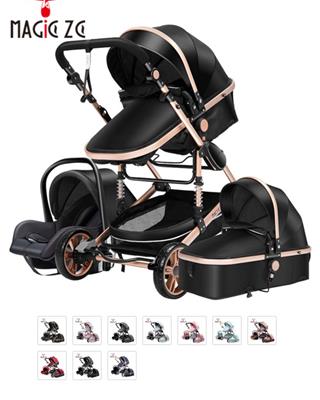 Passeggino 3 in 1 - carrozzina da viaggio - seggiolino auto.