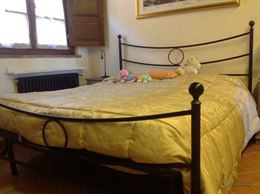 LETTO MATRIMONIALE IN METALLO