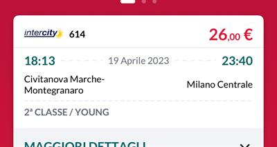 Biglietti Treno per Milano Centrale