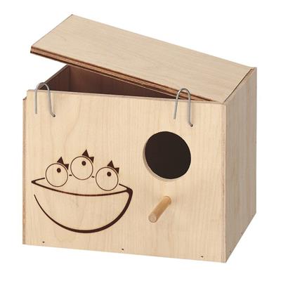 Nido Per Pappagalli In Legno-Nido Per Pappagalli In Plastica - Anteprima 1