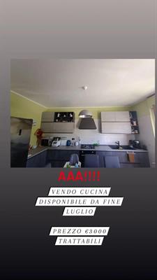 Cucina effetto cemento