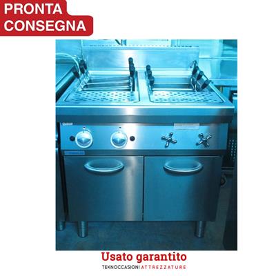 Cuoci Pasta a gas usato, professionale 2 vasche da 40 litri