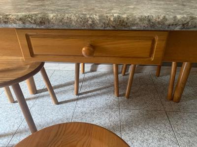Tavolo 67x139x72, ottimo stato, in legno - Foto 5