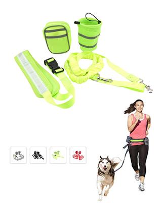 Guinzaglio per cani da corsa con cintura elastica