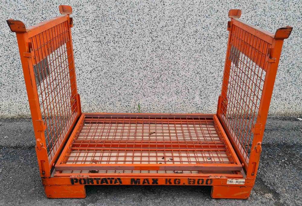 Cassoni contenitori metallici abbattibili usati - Foto 3