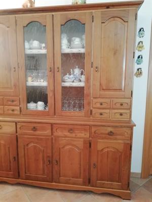 Vetrina di rovere, in legno massello, in ottime condizioni - Foto 2