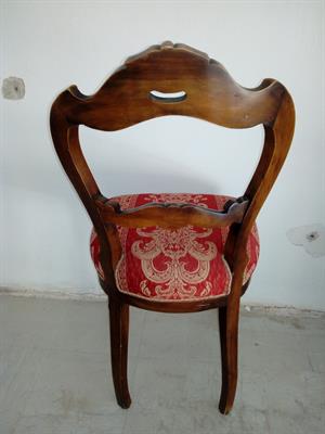 Sedie imbottite in legno Noce, ottimo stato - Foto 3