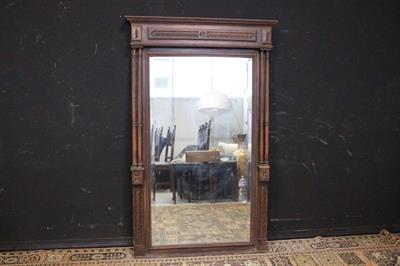 Grande specchiera in legno