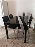 Tavolo vetro nero temprato