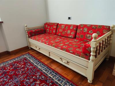 Divano Letto Vintage Stampato