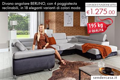 Divano letto matrimoniale angolare Berlino
