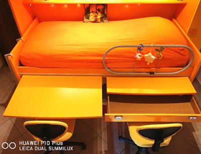 Doppio letto con scrivanie e cassetti - Foto 5