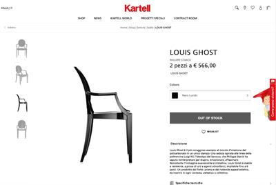 Sedie Louis Ghost Kartell Originali