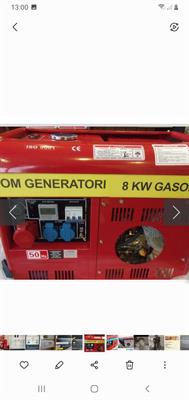 Generatore 8 kilovatt nuovo diesel trifase monofase