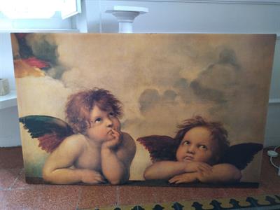 QUADRO - STAMPA SU LEGNO DI RAFFAELLO 134 x 84 cm