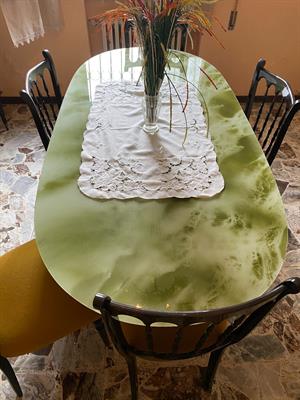 Tavolo in vetro vintage - Anteprima 1