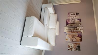 Divano 3 posti e pouf - Alberta, modello Manhattan - Foto 2