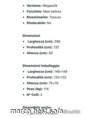 Divano mod. bestsofà RIF 101, modello ideale - Anteprima 5
